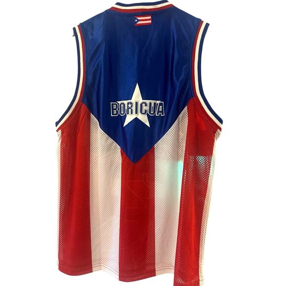 Vintage Stitched Puerto Rico Basketball jersey NWOT in mint condition szXL - Picture 2 of 9
